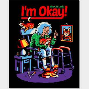 I'm Okay: The Cat Lady Posters and Art